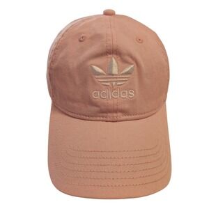 Adidas Originals Trefoil Pink Cotton Adjustable Hat Baseball Cap OSFM